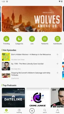 Podbean android App screenshot 0